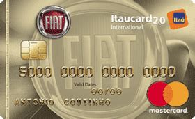 Cartão de Crédito FIAT Itaucard 2.0 International Mastercard.